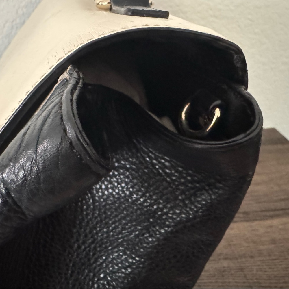Kate Spade black and beige satchel - Picture 4 of 5